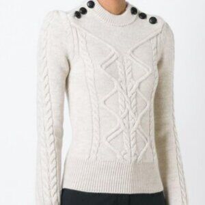 Isabel Marant Off-White Wool Dustin Sweater, size XS (34)